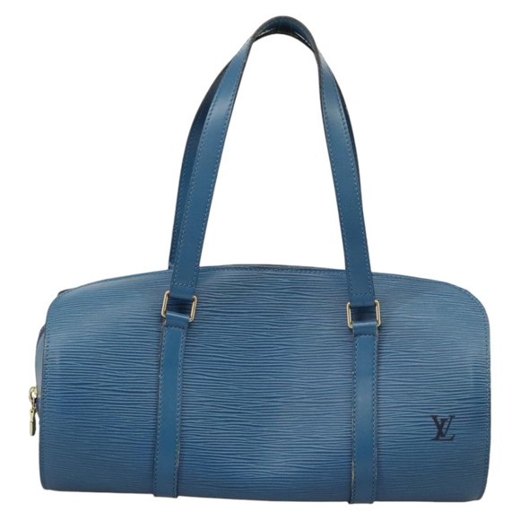 LOUIS VUITTON Epi Soufflot Hand Bag Blue M52225 LV Auth 100524 - Picture 13 of 16